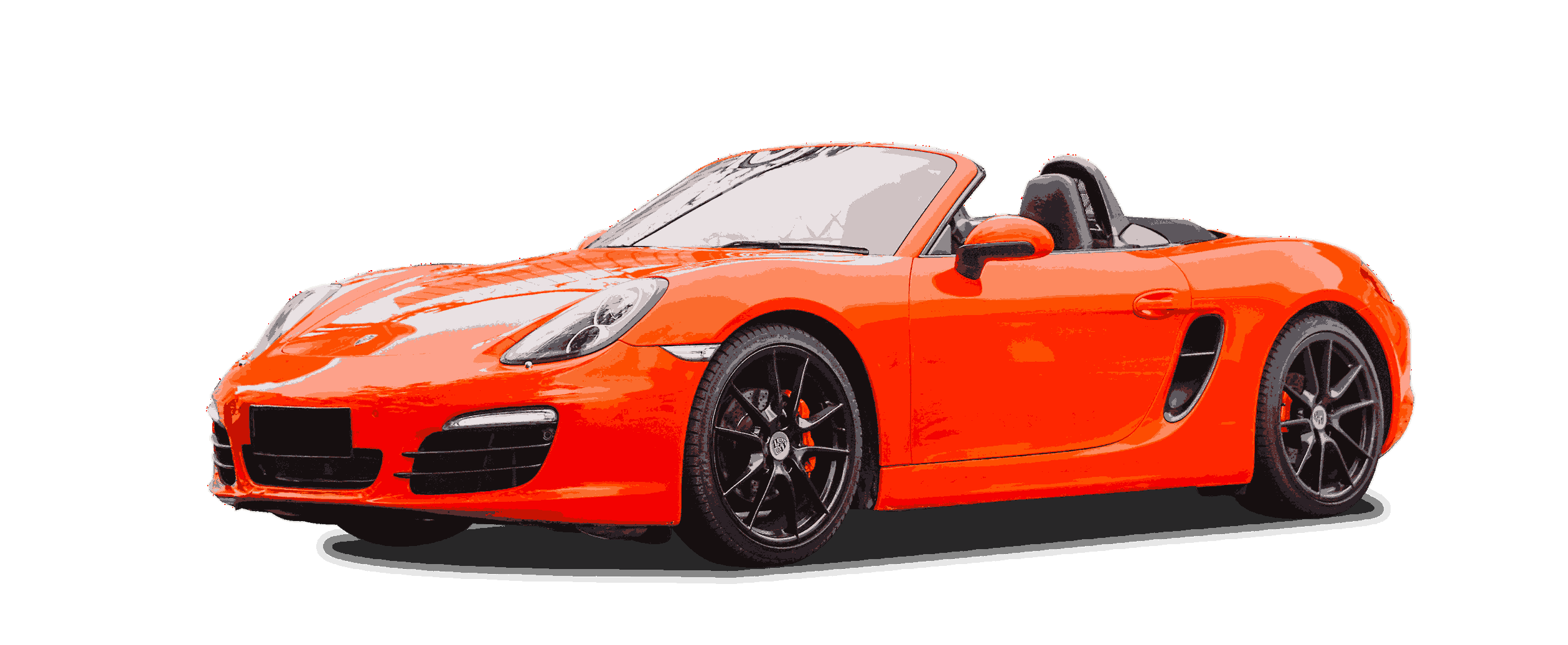 Porsche Boxster Orange