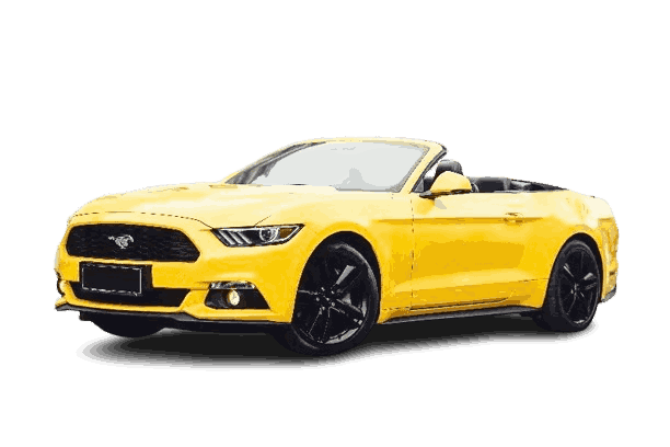 Ford Mustang Cabriolet Yellow