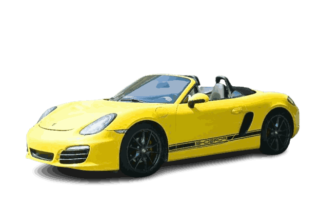 Porsche Boxster Yellow